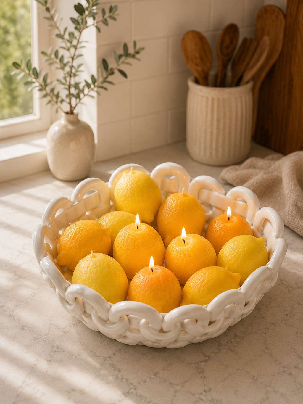 Lemon Shape Candle